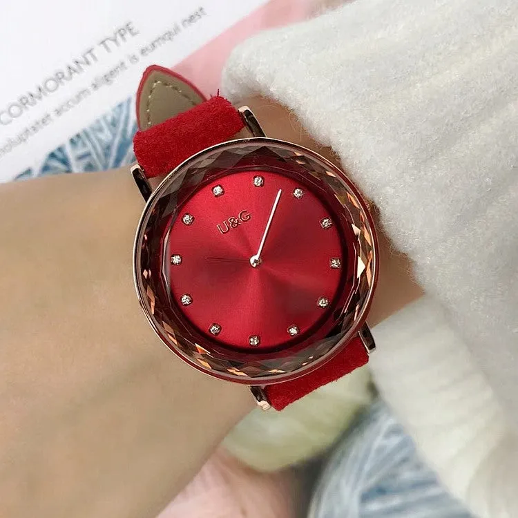 Personality Rhinestone Scale Women's Watch