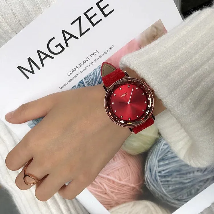 Personality Rhinestone Scale Women's Watch
