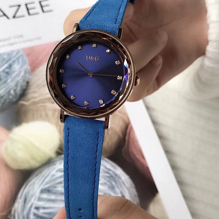 Personality Rhinestone Scale Women's Watch