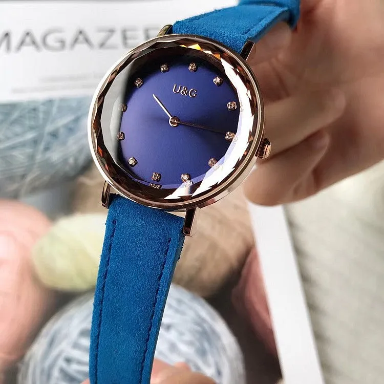 Personality Rhinestone Scale Women's Watch