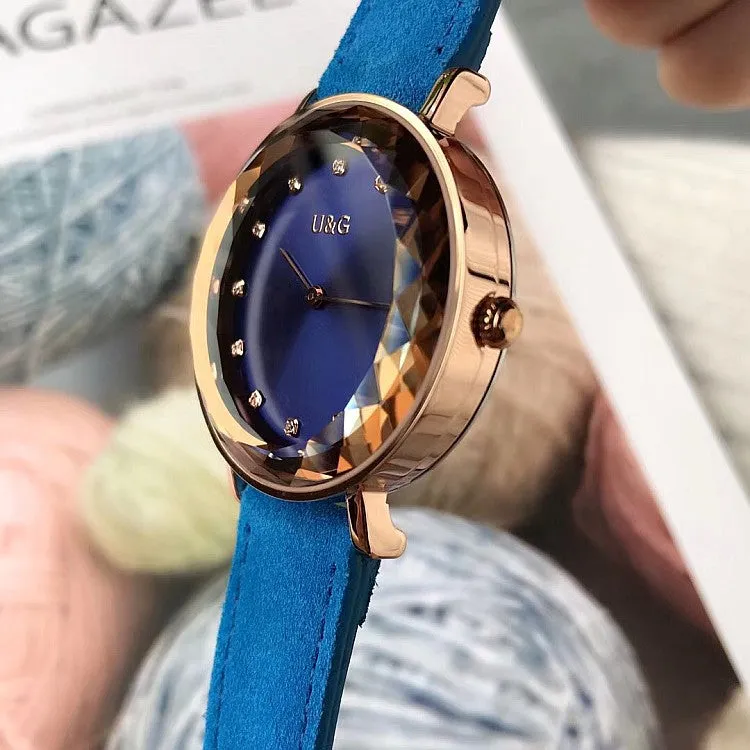 Personality Rhinestone Scale Women's Watch