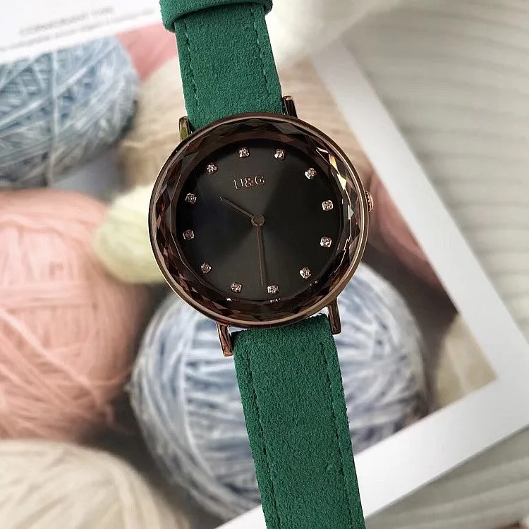 Personality Rhinestone Scale Women's Watch