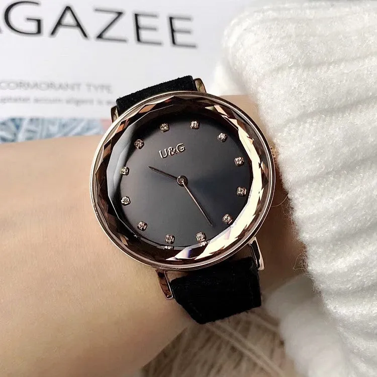 Personality Rhinestone Scale Women's Watch