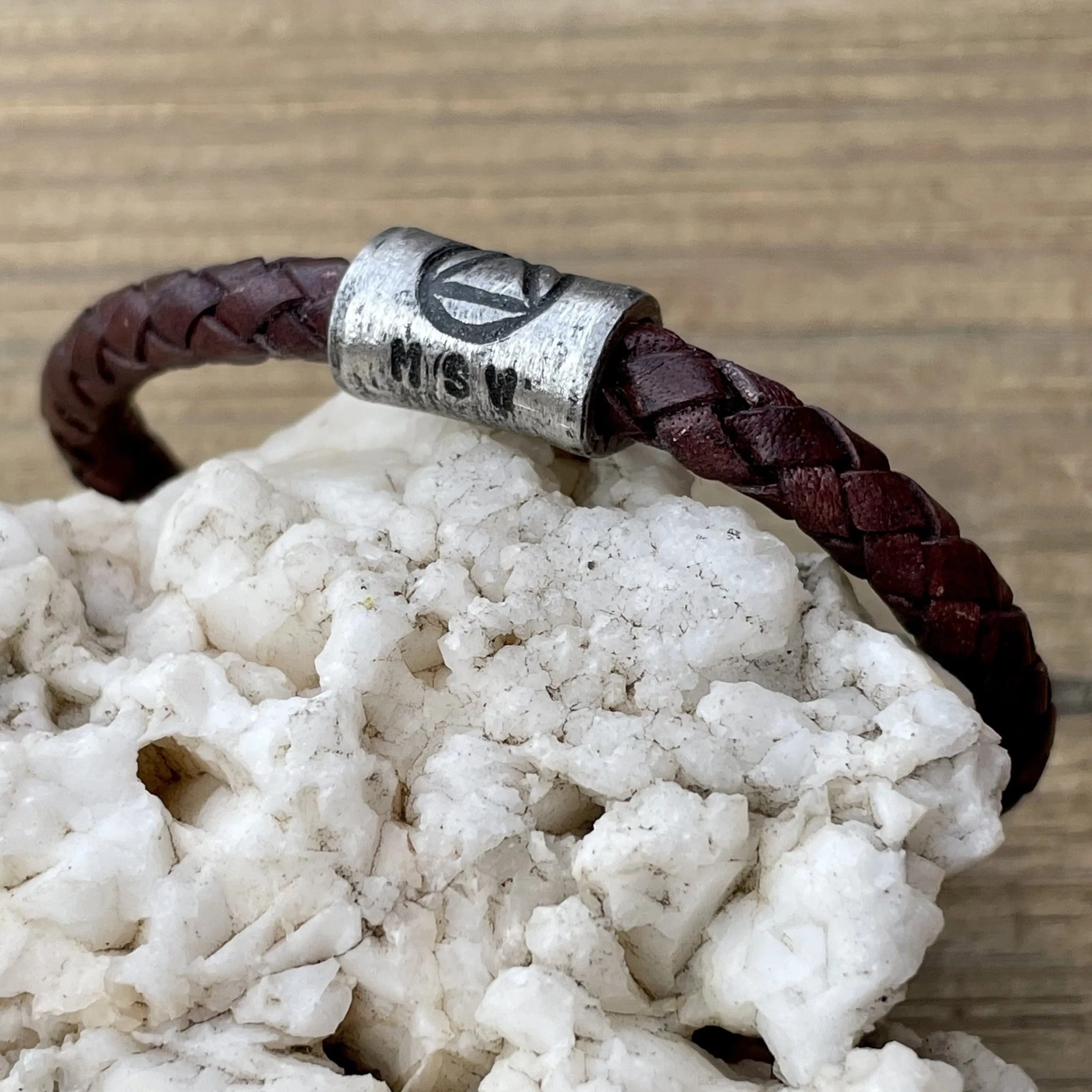 Personalized Leather Bracelet | Custom Bracelet for Men or Women