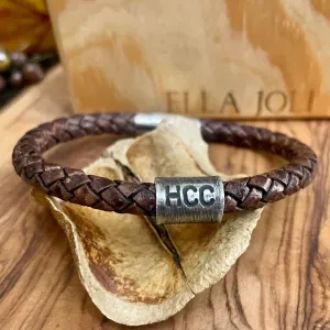 Personalized Leather Bracelet | Custom Bracelet for Men or Women