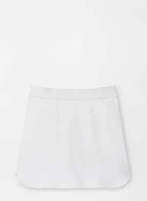Peter Millar Womens Alice Petal Hem Skort - WHITE