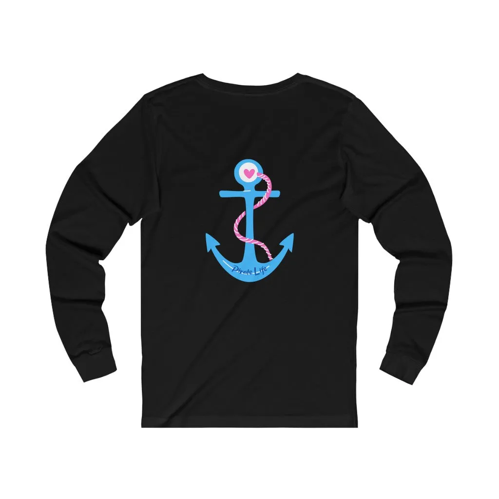 Pirate Life Anchor Jersey Long Sleeve T