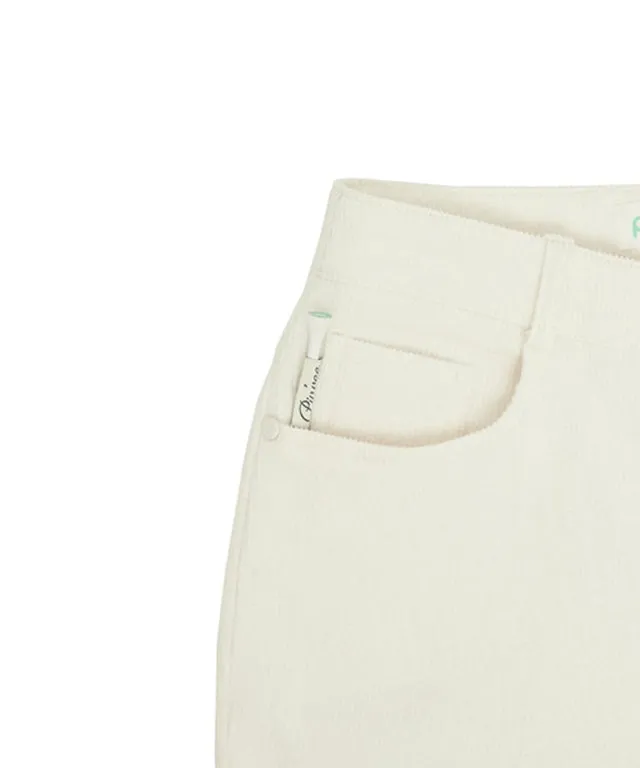 PIV'VEE Classic Corduroy Trousers - Cloud White