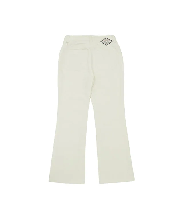 PIV'VEE Classic Corduroy Trousers - Cloud White