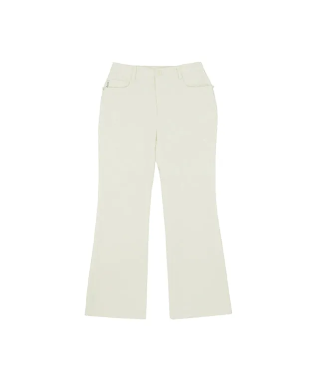 PIV'VEE Classic Corduroy Trousers - Cloud White