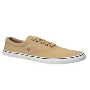 Polo Mens Classic Canvas sneaker -Stone