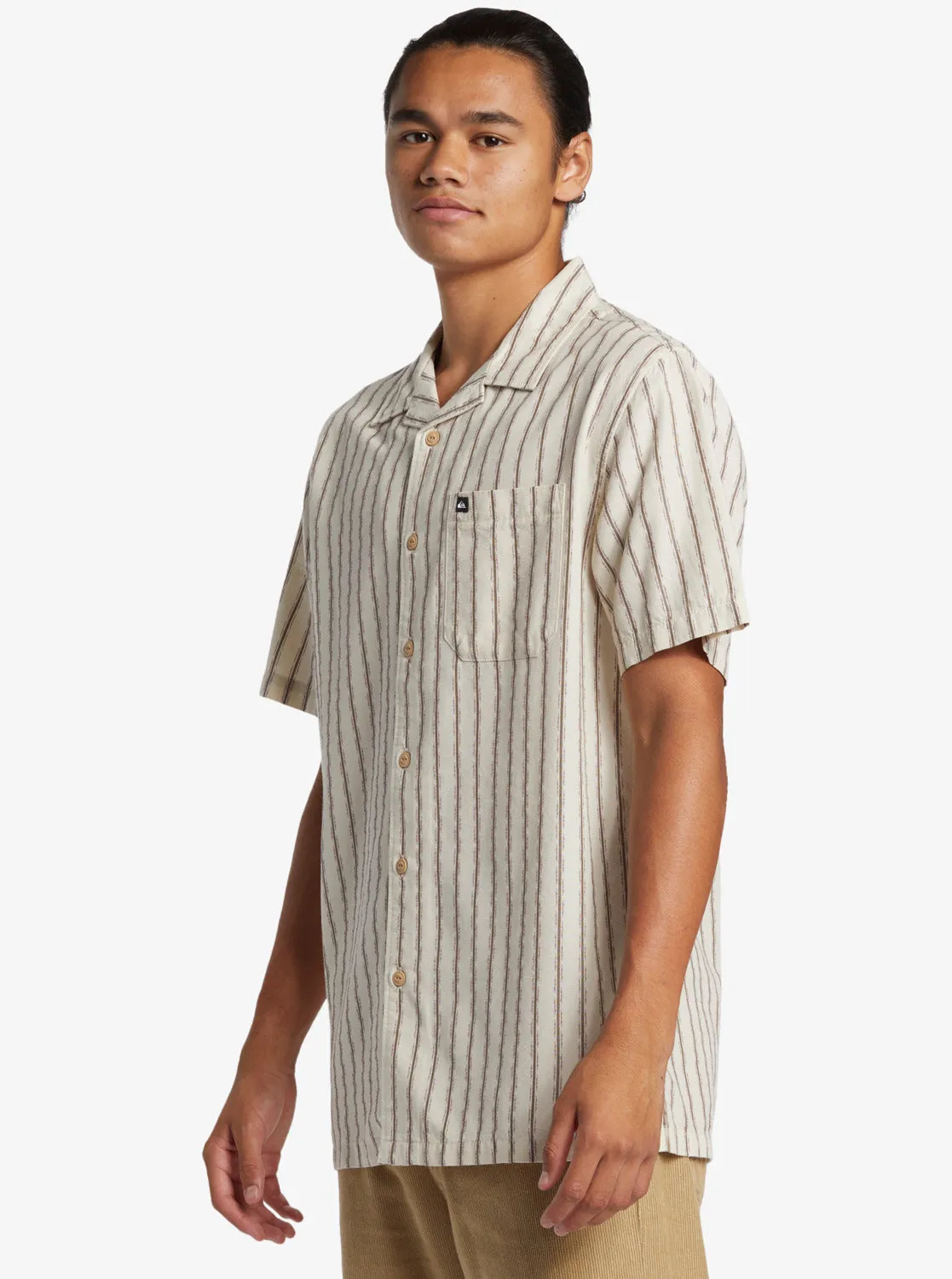 Quiksilver Casa Casual SS Tee - Fog Casa SS