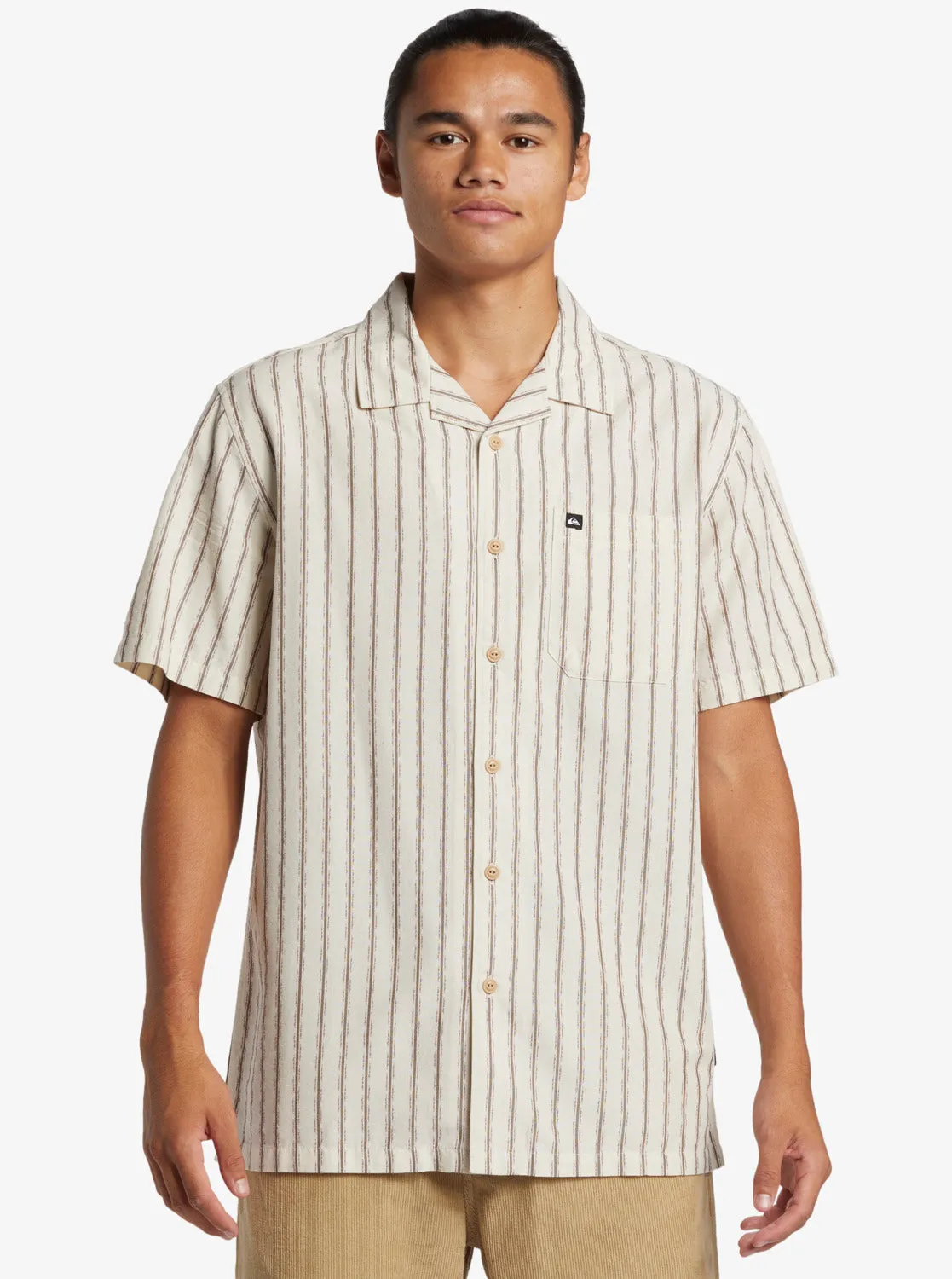 Quiksilver Casa Casual SS Tee - Fog Casa SS