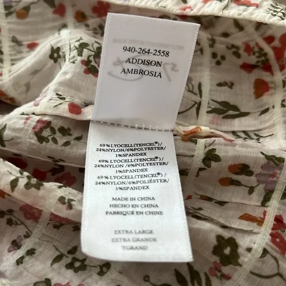 Rails Addison Ambrosia Mini Skirt Size XL