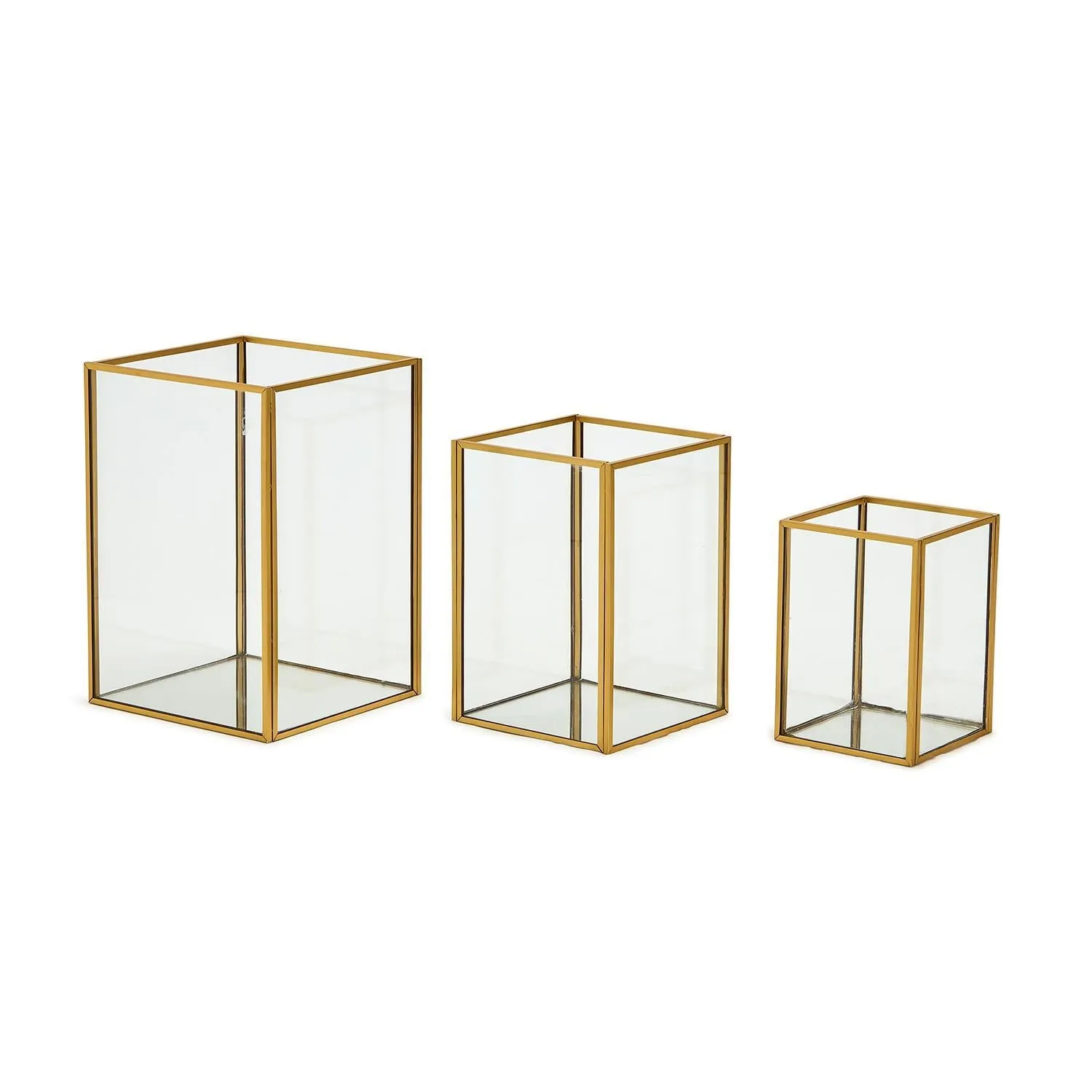 Rectangular Glass Vase- Small