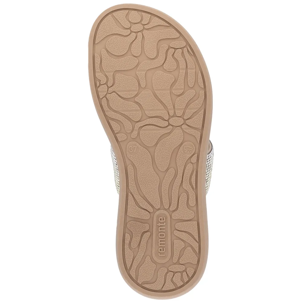 Remonte D2N50-90 (Jewel) Cream Sandals