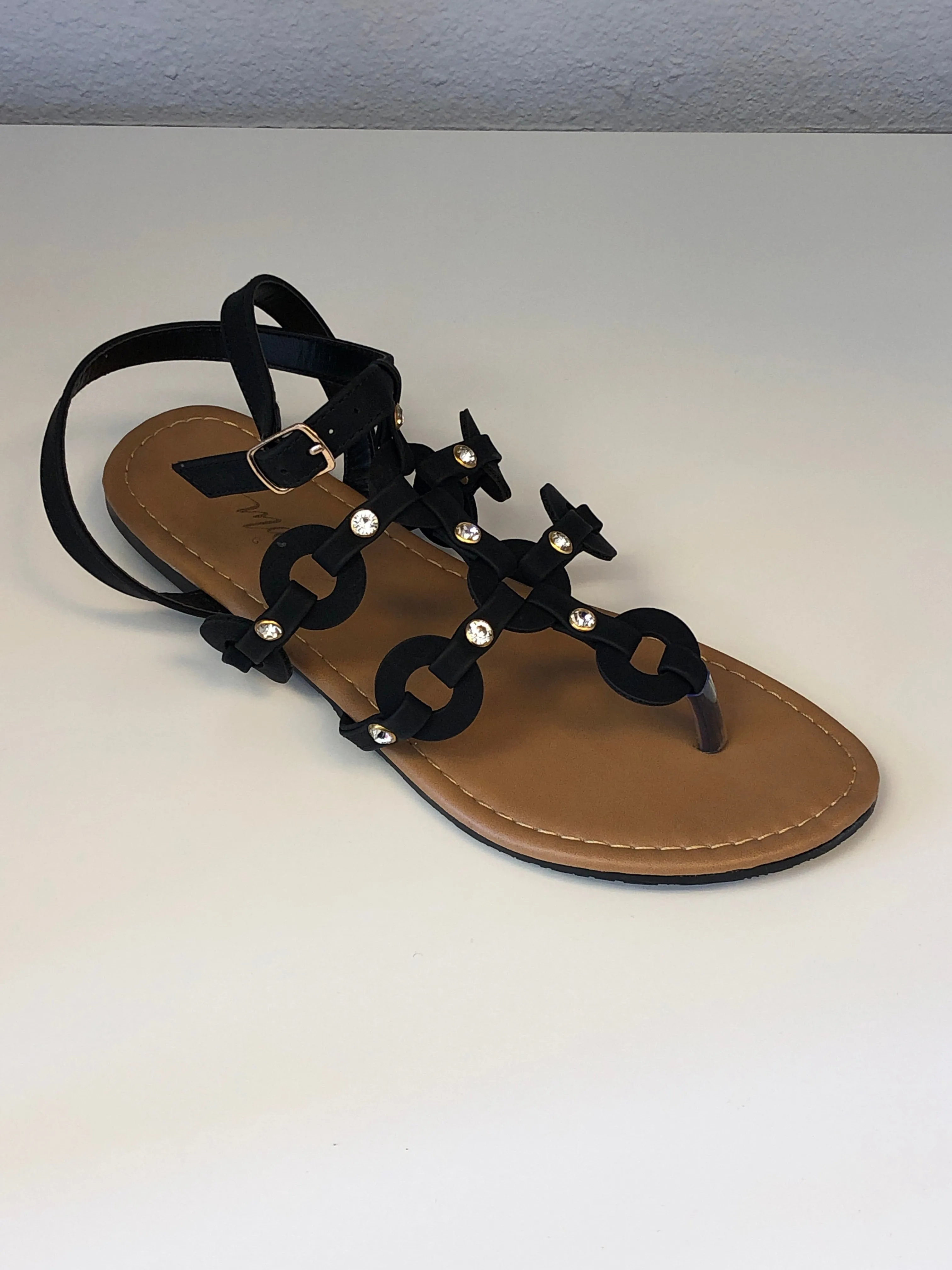 RHINESTONE SANDALS