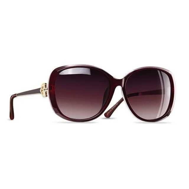 Rhinestone Studded UV400 Fashion Sunglasses