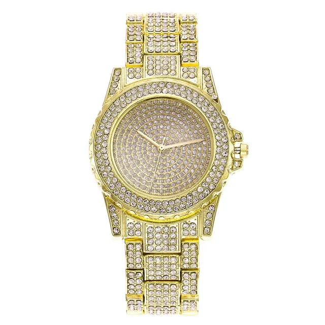 Rhinestone Women's Wristwatch
