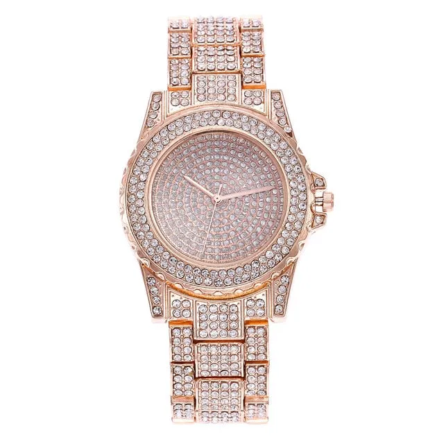 Rhinestone Women's Wristwatch
