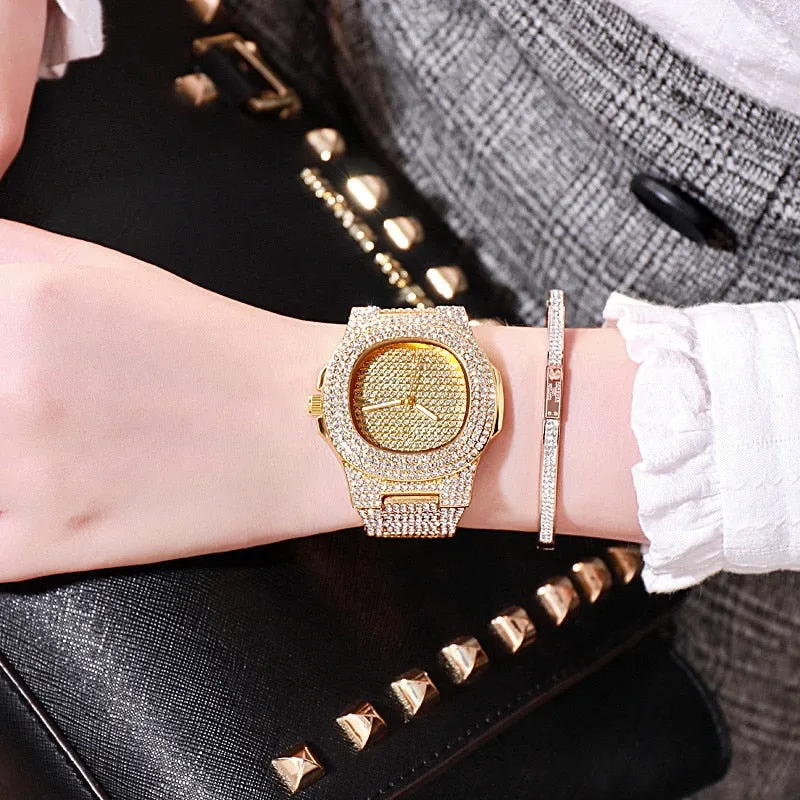 Rhinestone Women's Wristwatch