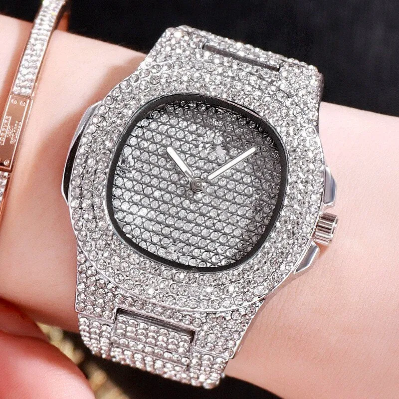 Rhinestone Women's Wristwatch