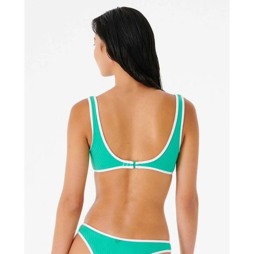 RIP CURL PREMIUM SURF B-C BRALETTE TOP GREEN