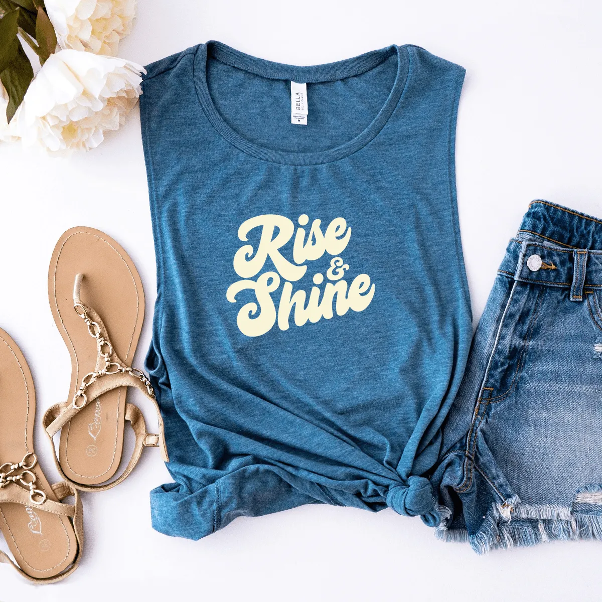 Rise & Shine - Bella Canvas Muscle Tank