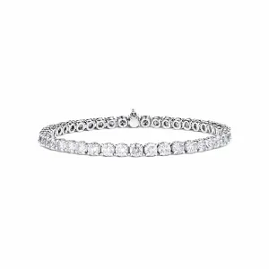 Rivière Platinum 10.33ctw Diamond Tennis Bracelet