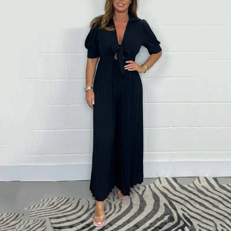 Rosa® | Classic Pleated Women'S Jumpsuit