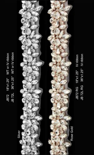 Rose Gold Rhinestone JB72 Belt