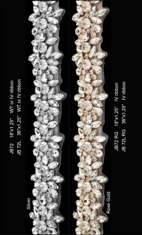 Rose Gold Rhinestone JB72 Belt