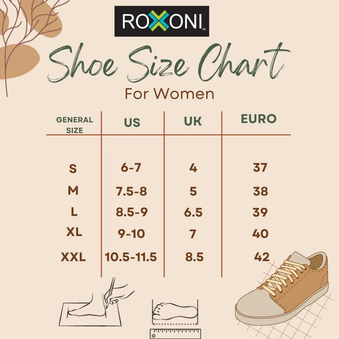 Roxoni Women's Indoor Cute Plush With Contrast Trimming House Slipper
