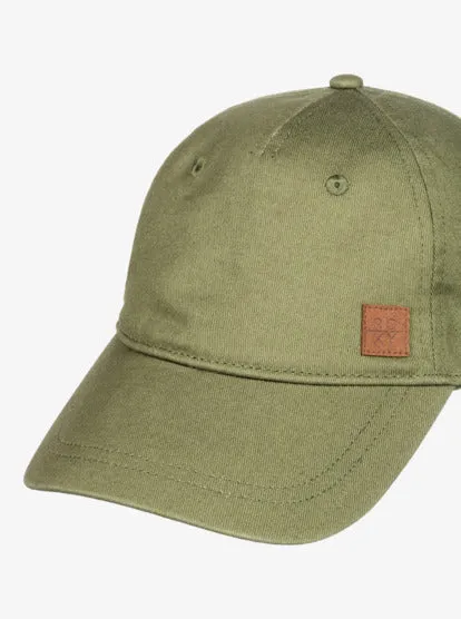Roxy “Extra Innings” Khaki Green Baseball Cap: Youth/Adult One Size