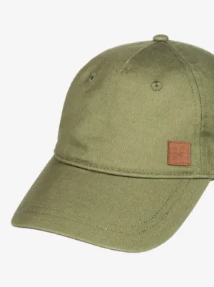 Roxy “Extra Innings” Khaki Green Baseball Cap: Youth/Adult One Size
