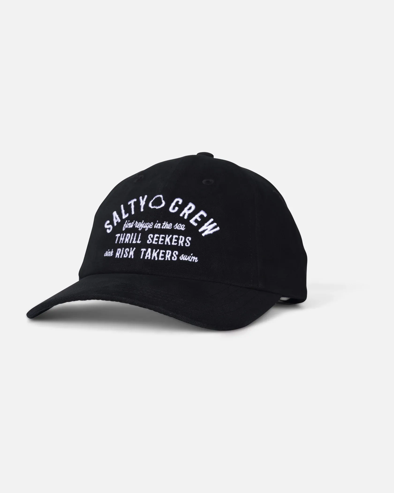 Salty Crew Womens Night Bite Dad Hat - Black