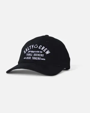 Salty Crew Womens Night Bite Dad Hat - Black