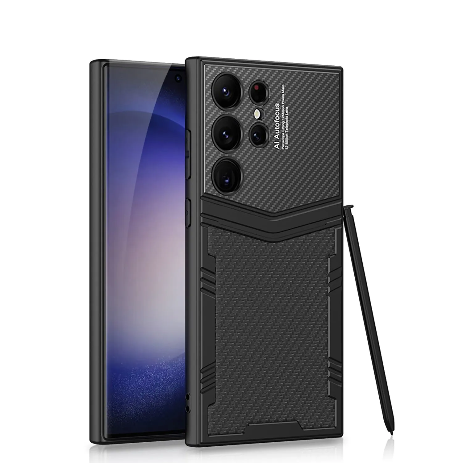 Samsung S24Ultra S24 Plus S24 Plain leather Protective Case