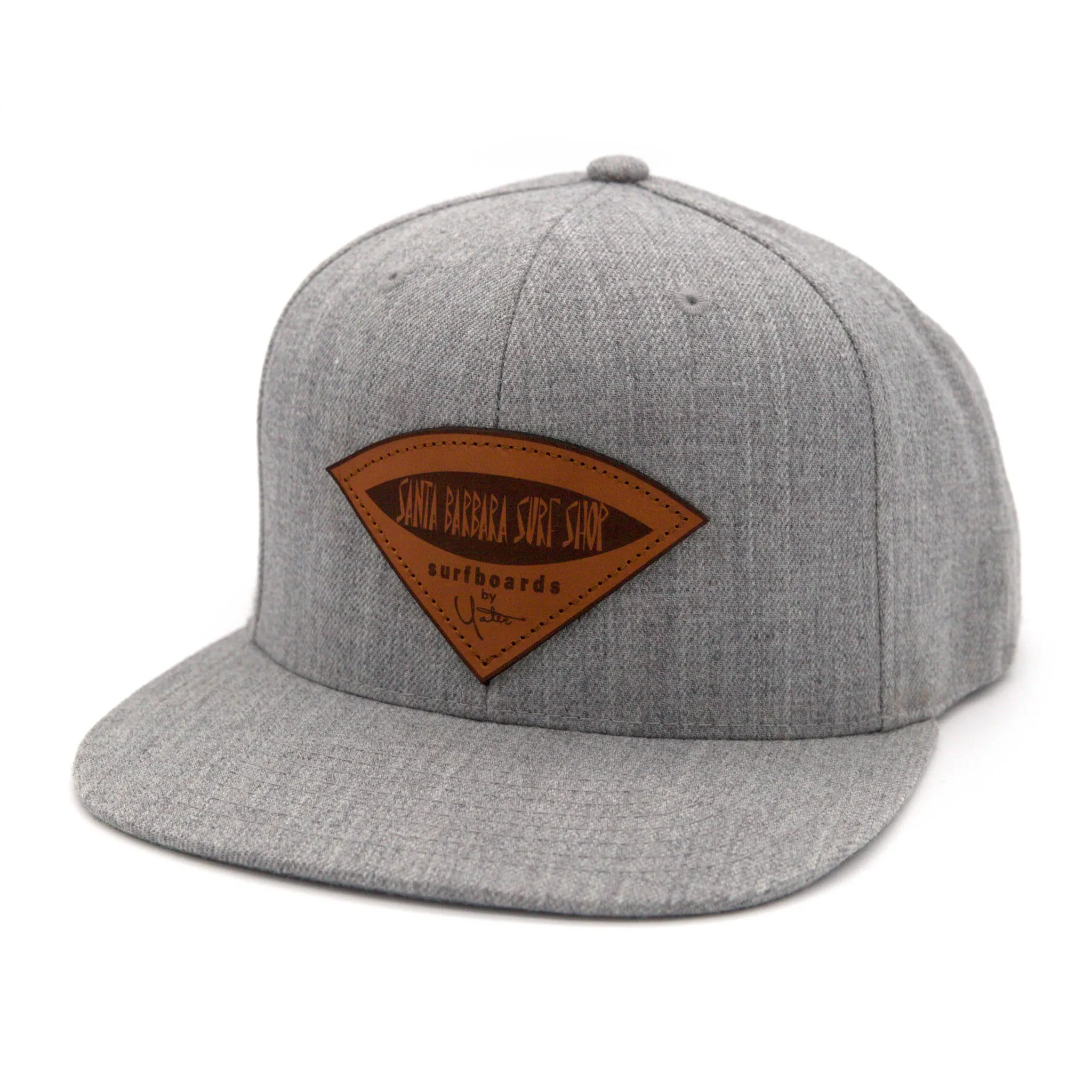 Santa Barbara Surf Shop Leather Patch Wool Hat