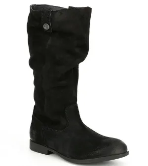 Sarina High Black Suede