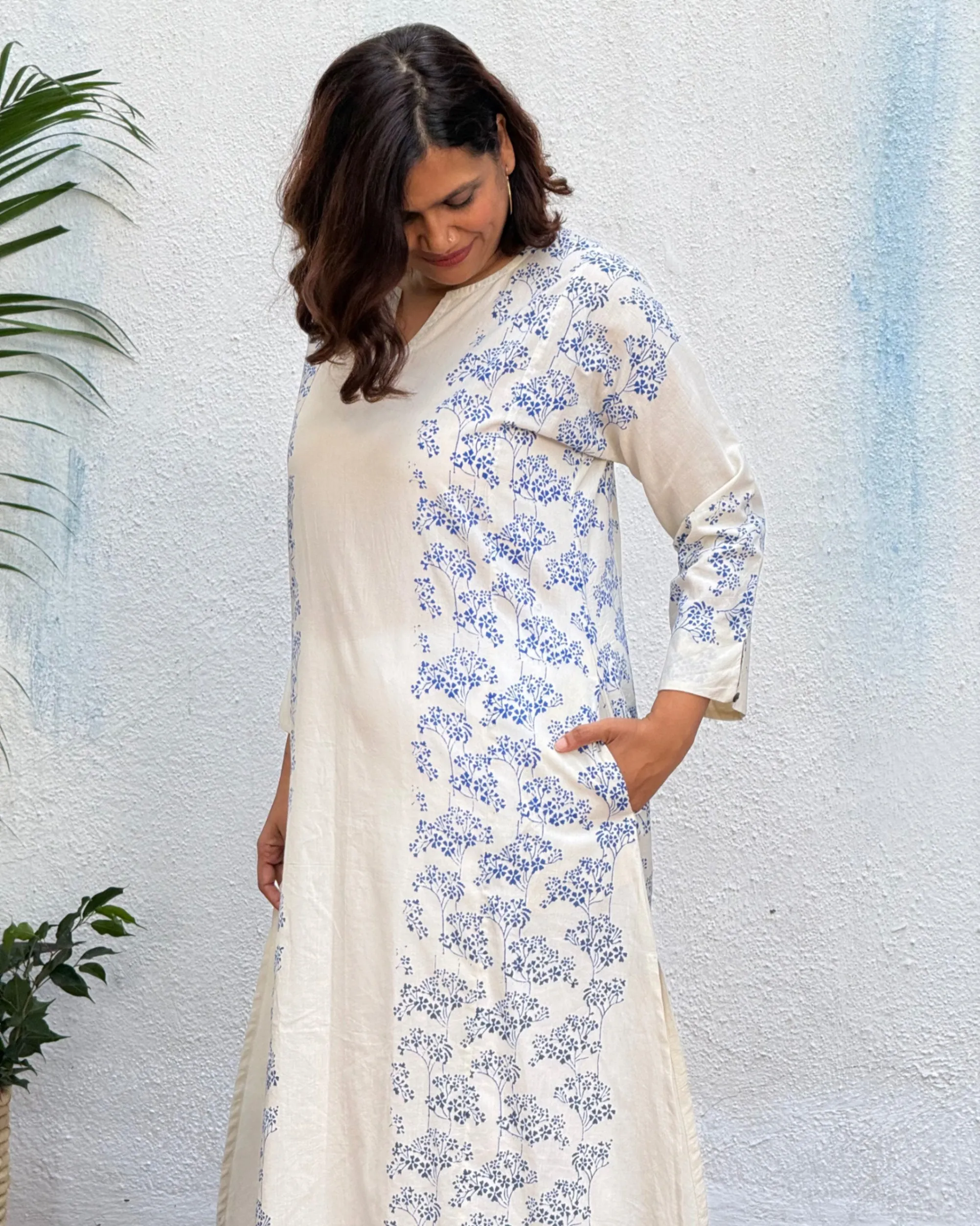 Satabdi Block Printed Cotton Kurti