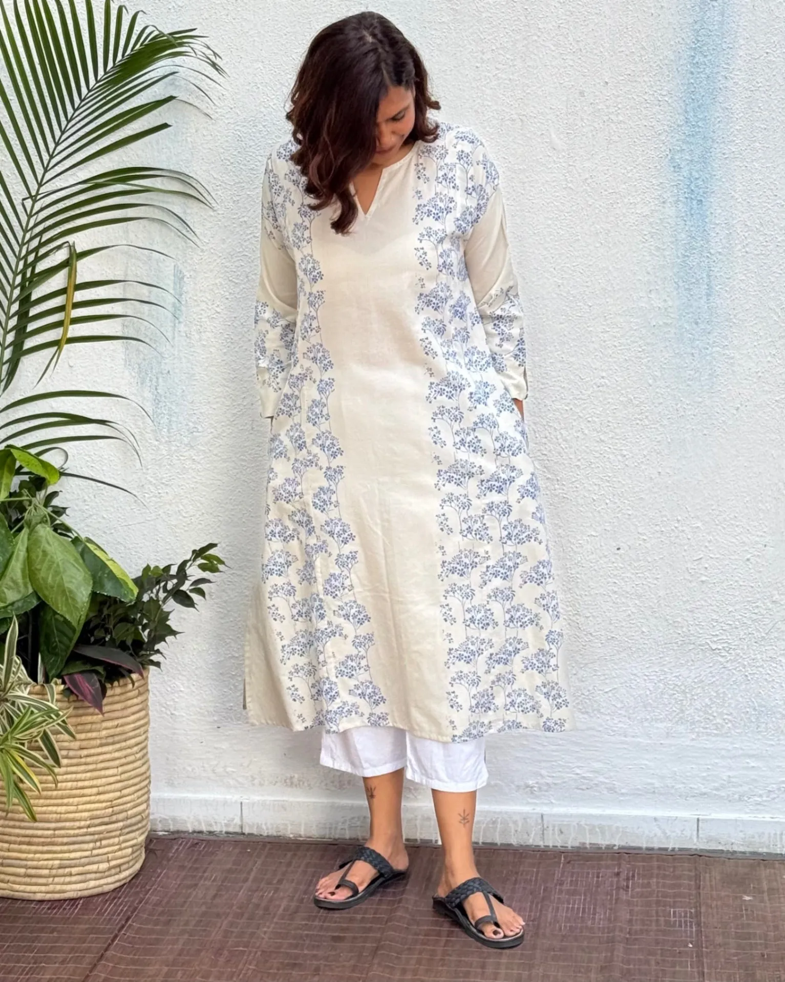 Satabdi Block Printed Cotton Kurti