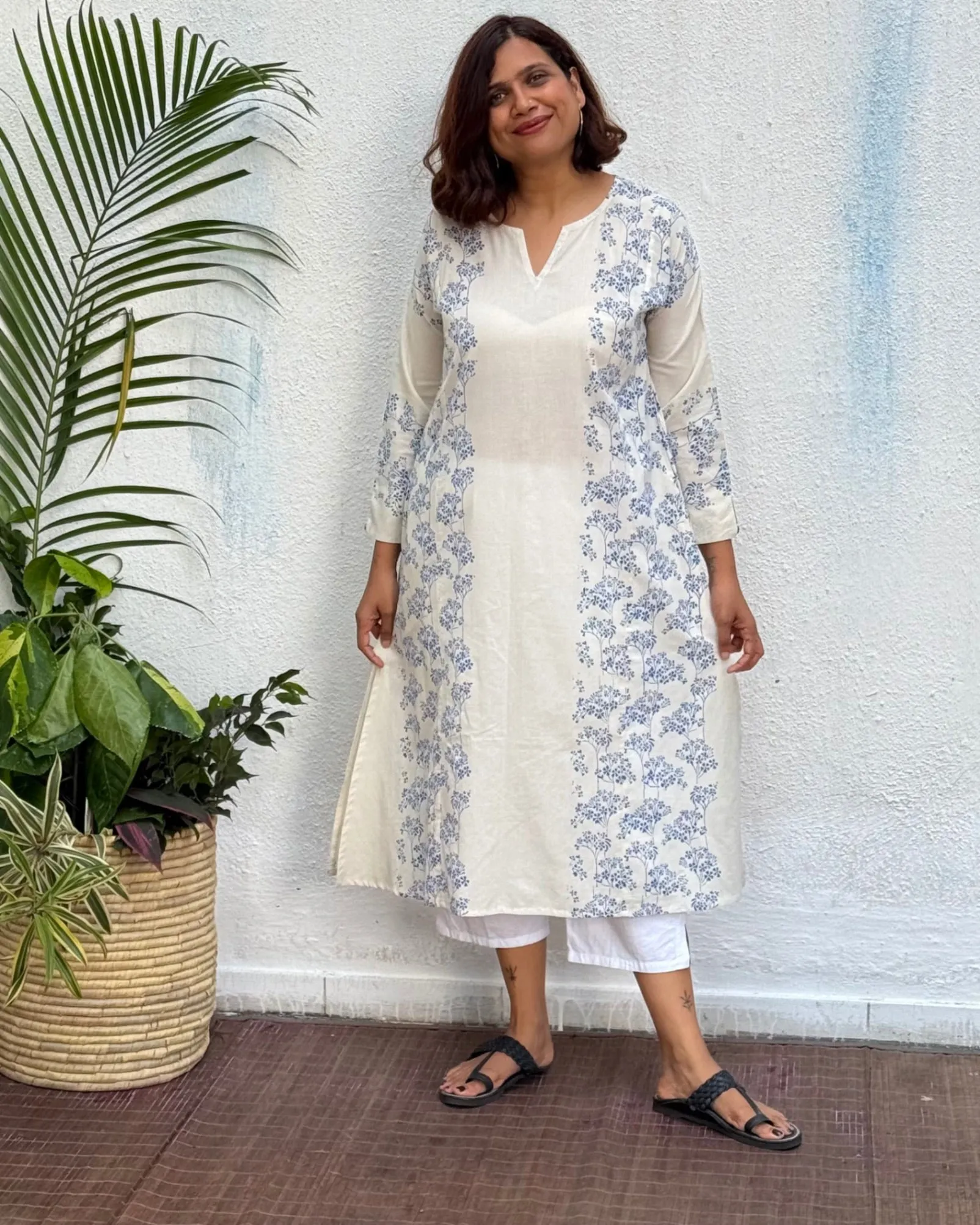 Satabdi Block Printed Cotton Kurti