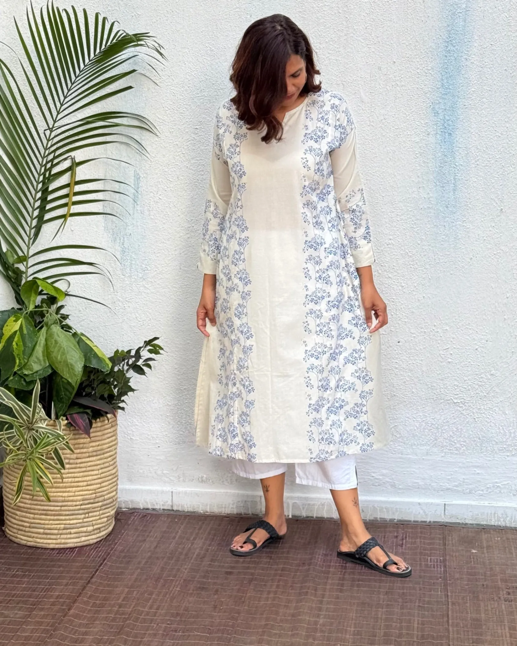 Satabdi Block Printed Cotton Kurti