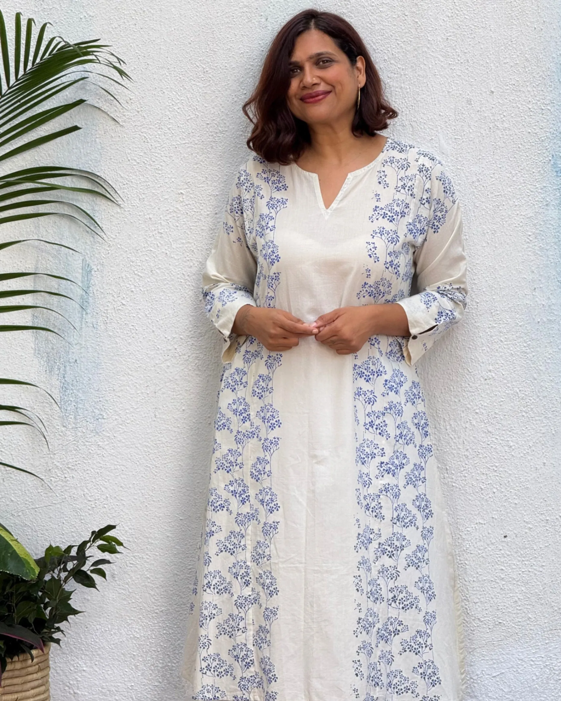 Satabdi Block Printed Cotton Kurti