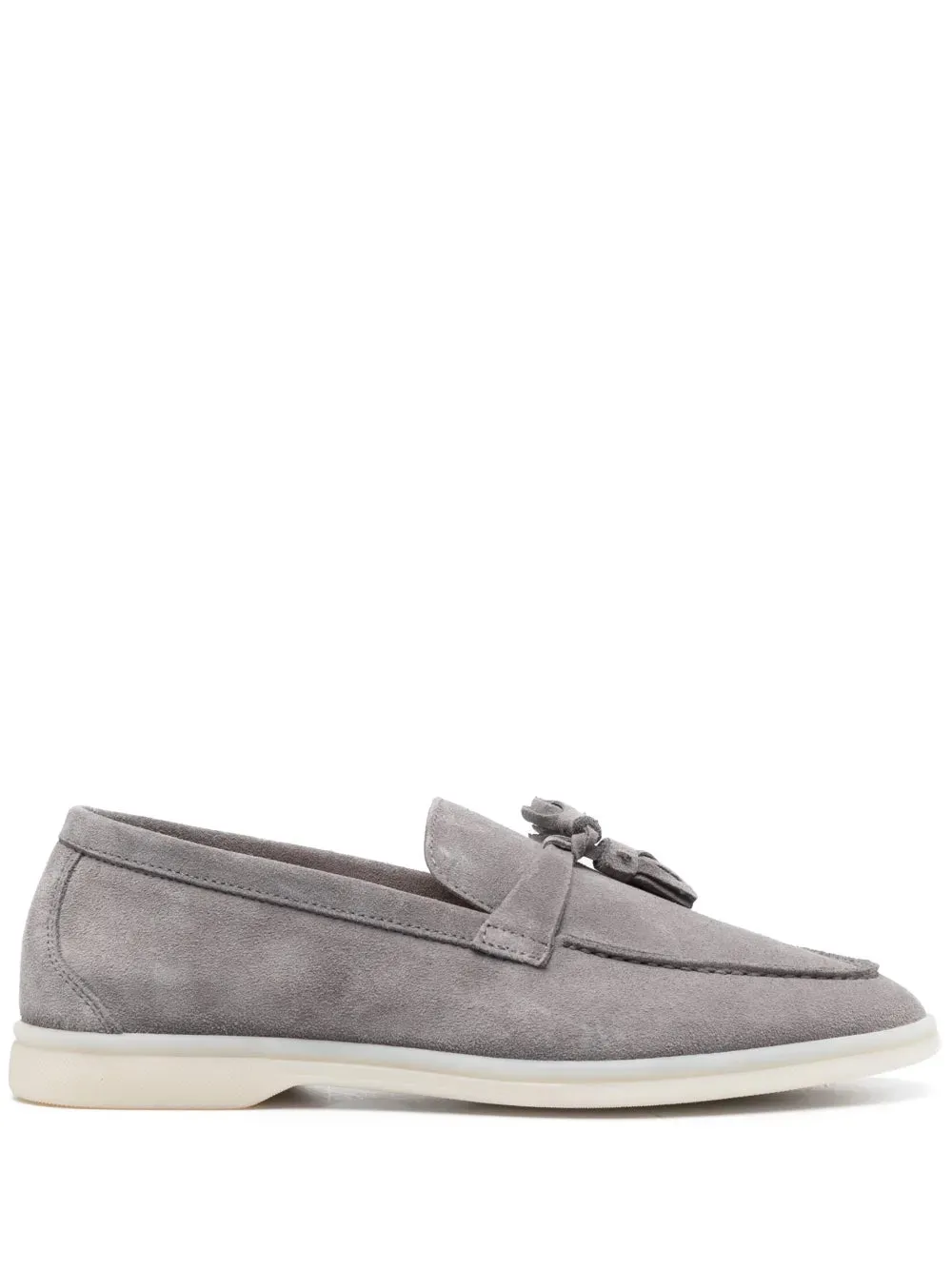 Scarosso tassel-detail suede loafers
