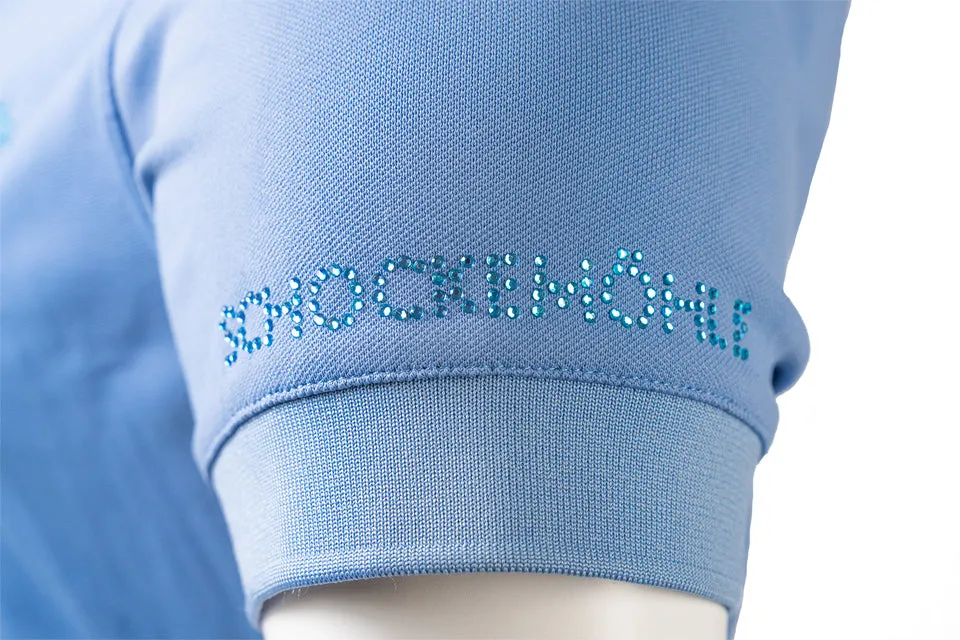 Schockemohle Madlin Style Ladies Polo Shirt Cloud Blue