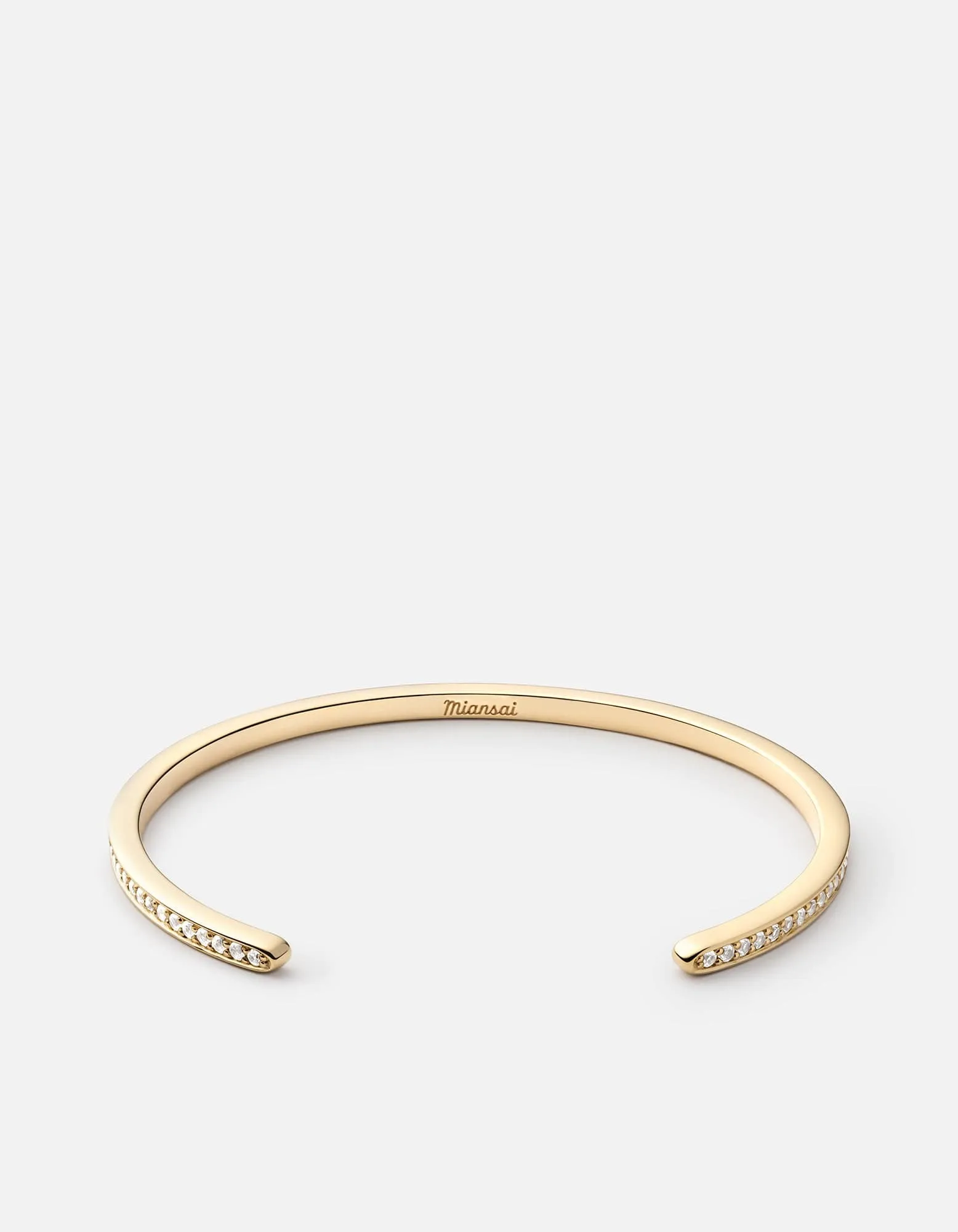 Set Cuff, Gold Pavé