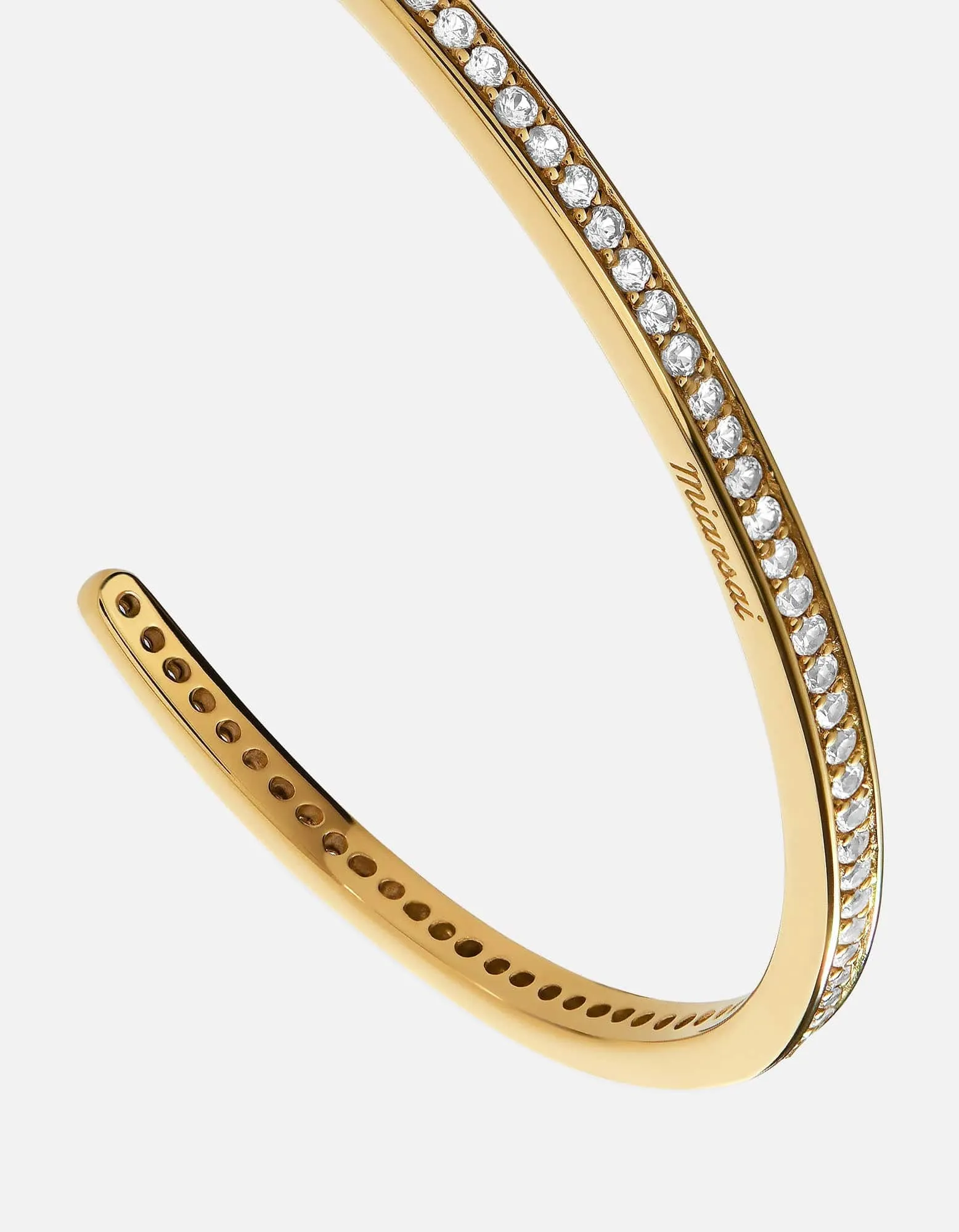 Set Cuff, Gold Pavé