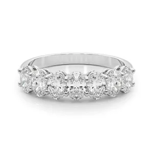Seven Stone 2.0 ct. Oval Diamond Wedding Anniversary Ring